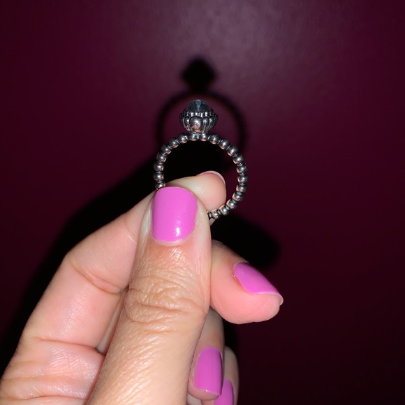 925 Silver Pandora Ring - Picture 2 of 4